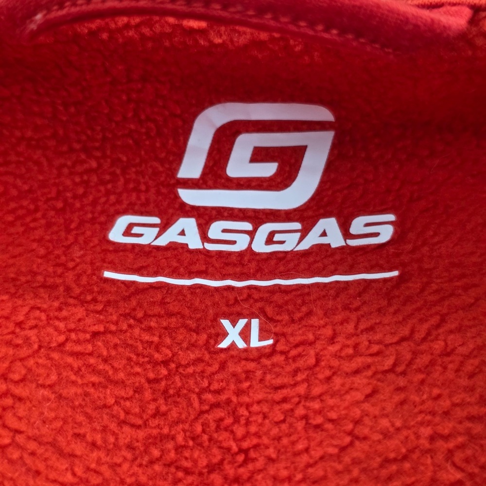 GasGas Factory Racing Full Zip Hoodie Moto Alpinestars Motorex XL Red Jacket Men - Picture 10 of 16